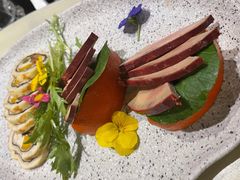清酒鹅肝配鳗鱼卷-柒园·三十年创意杭帮菜(龙湖滨江天街店)