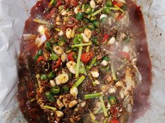 纸包鱼-老兰家传统烧烤炒菜泡馍(小南门店)