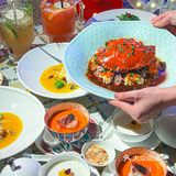 秋日夜幕下的浪漫，赏绚丽光影品三门🦀️蟹膏