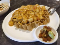 酸菜茄条扒莜面-紫泥369粗粮季(鼓楼店)