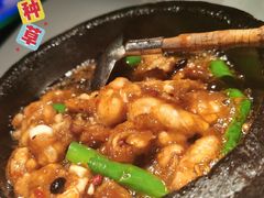 石锅杭椒牛蛙-桂满陇-西湖船宴(西单大悦城店)