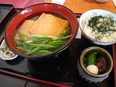 茶蕎麦セット-中村藤吉(本店)