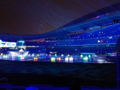 青奥开幕式单车表演-南京奥林匹克体育中心-体育馆