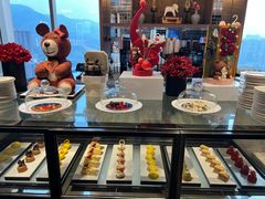 面包甜点陈列柜-都会尚膳·海鲜自助餐厅(重庆万豪酒店)
