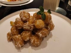 素食版芥末虾球-纳地素食(石门公园店)