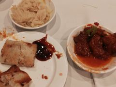 牛百叶、萝卜糕-金豐酒家