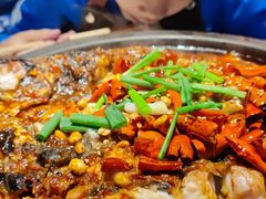 香辣味烤鱼-鸣记脆皮烤鱼·海鲜烤鱼(三八广场店)