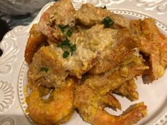 咸蛋黄油焗大虾-十面欢腾·海鲜面·台式Bistro(长乐路店)