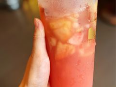 多肉粉桃啤酒茶-LELECHA乐乐茶(上海五角场万达广场店)
