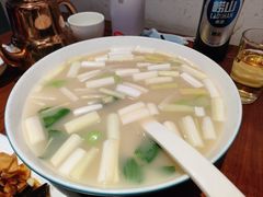 奶汤蒲菜-崔义清鲁菜馆(大明湖店)