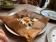 鸡蛋蘑菇熏肉荞麦可丽饼-RAC BAR(安福路店)