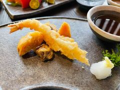 天妇罗黑虎虾-丽思卡尔顿·炙焰·铁板烧餐厅