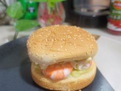 格陵兰鲜虾堡-百富烤霸 烤鸡汉堡(奇台店)