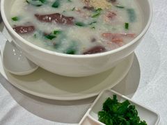 蚬肉韭菜猪红粥-国宴饭店(星光联盟店)