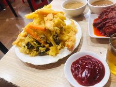 炸蔬菜-平山城鑫烧烤(建国楼店)