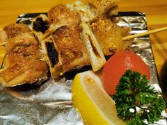 京葱烤鸡肉串-大岛日本料理铁板烧(南通大饭店)