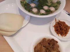 生汆丸子汤-关中闫记粉蒸肉(和平路店)