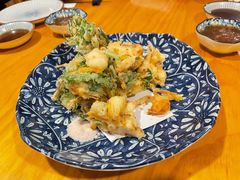 扇贝蔬菜天妇罗-鮨清日本料理