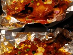 铁板鲈鱼-老头儿油爆虾(星光一期店)