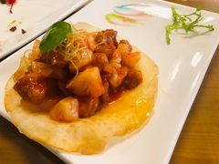 菠萝咕噜肉-长春观斋补堂素菜馆