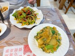 小白菜土豆泥-韩师傅老大同刀削面(北苑路店)