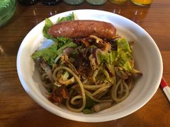 鸡腿拌饸饹-牛肉饸饹面