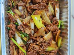 葱爆羊肉-旺顺阁鱼头泡饼(小红门店)