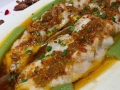 剁辣椒丝瓜蒸笋壳-漾亚·雍雅合鲜(鹭岛店)