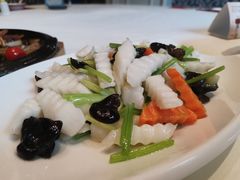 芹菜木耳炒山药-石浦大酒店(百丈店)