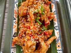都想吃蒜香鸡脚-浩海火烧云傣家菜(蓝港店)