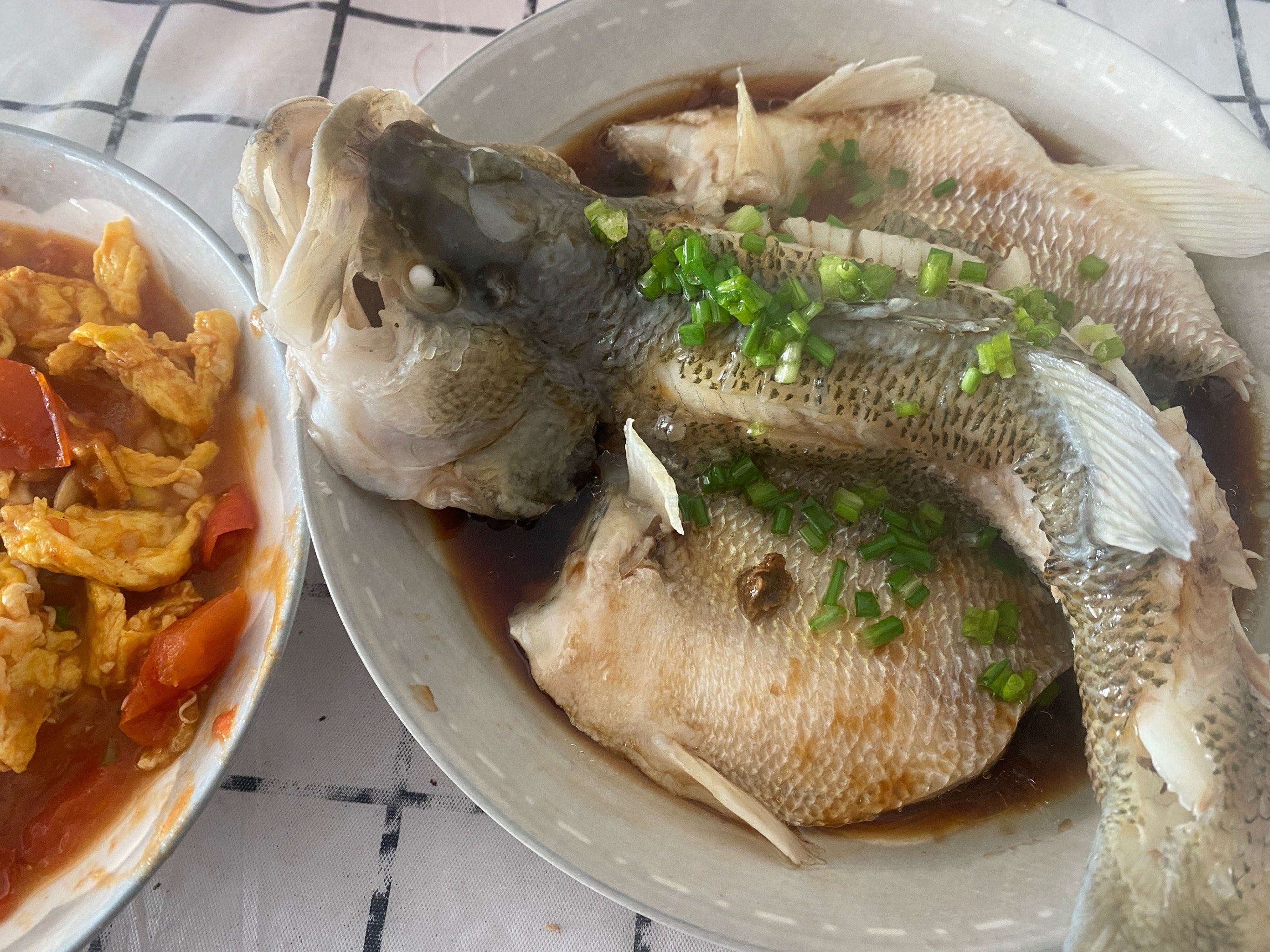 清蒸鱼的午餐时光