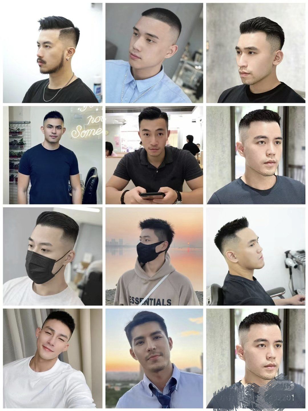 趣咖男士理容 亚洲型男发型盘点
