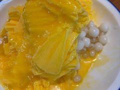 芒果绵绵冰-鞠婆婆•绵绵冰•凉糕•手工冰粉(苏稽一店)