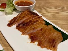 金牌炭烧猪颈肉-渔太泰漓江小馆·广西融合菜(西街店)