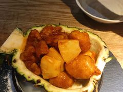 菠萝咕噜猴头菇-水木苼 蔬食料理