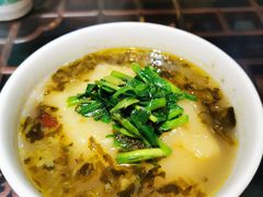 酸汤烩搅团-李记搅团•非遗陕菜(三桥店)