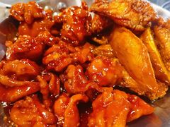 原味炸鸡和酱油鸡双拼-MI WU FACTORY米屋美食工厂餐厅(绿地店)