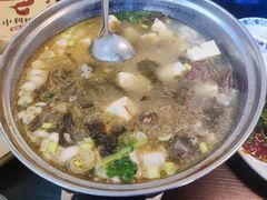 狗肉炖豆腐干白菜-国营大冷面饭店