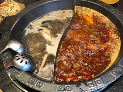 鸳鸯锅底-宽板凳老灶火锅(门头沟店)