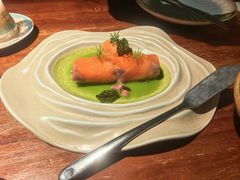 烟熏挪威三文鱼卷配红鱼籽酱-格鲁·秀色Georgia’s Feast