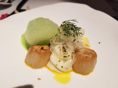 香煎扇贝佐咖喱白花菜泥-王品牛排(佛山南海万科广场店)