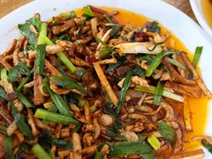 豆腐干肉丝-豆腐脑花