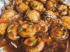 铁板口蘑酿虾-苏城小院·园林精致苏州菜(斜塘老街店)