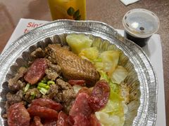 牛肉腊肠煲仔饭-膳心记-明火四宝煲仔饭(燕南店)