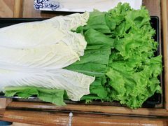 青菜小合盘-楼外楼大刀肉传统火锅居(博学路店)