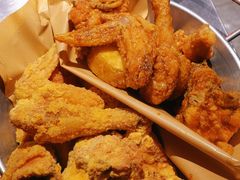 炸鸡一半一半-富乐满韩国正宗炸鸡韩国料理(虹泉路店)