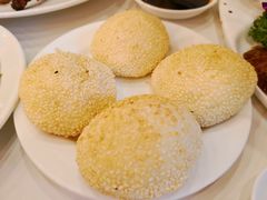 空心芝麻烧饼-九花山烤鸭店