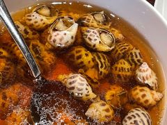 古越陈酿煮花螺-杭州西子湖四季酒店·金沙厅