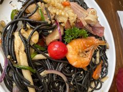 海鲜墨鱼汁意面-月迷津渡(吾悦国际店)