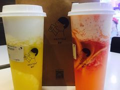 满杯红柚和金菠萝-喜茶(上海正大广场店)